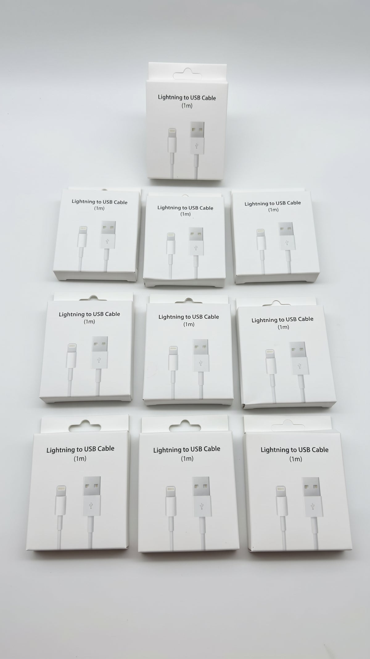 10 CABLES USB-LIGHTNING
