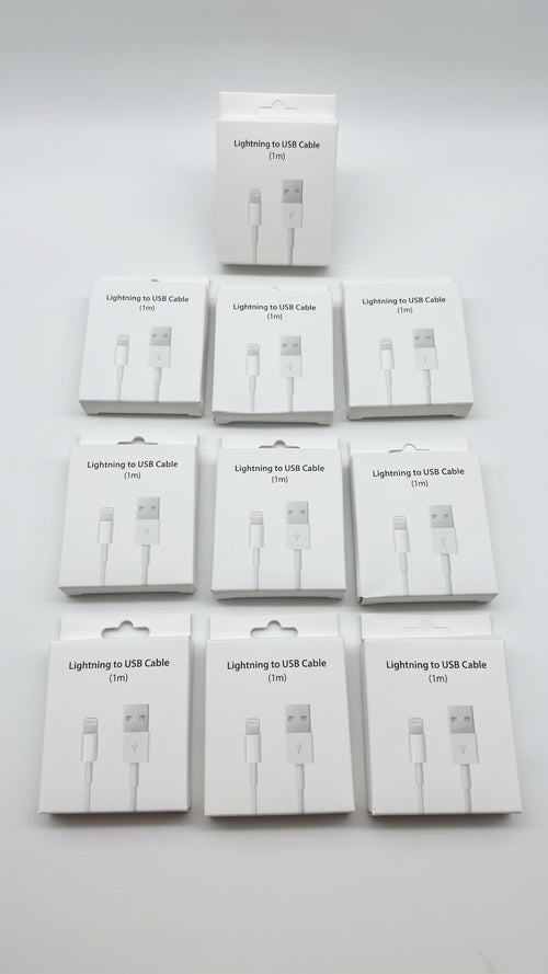 10 CABLES USB-LIGHTNING