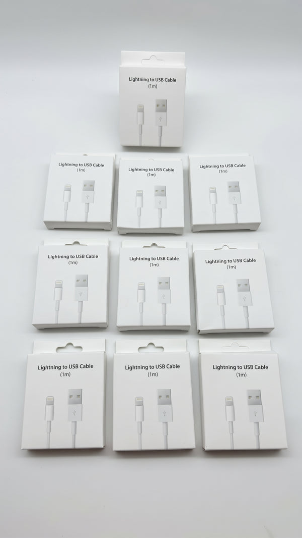 10 CABLES USB-LIGHTNING