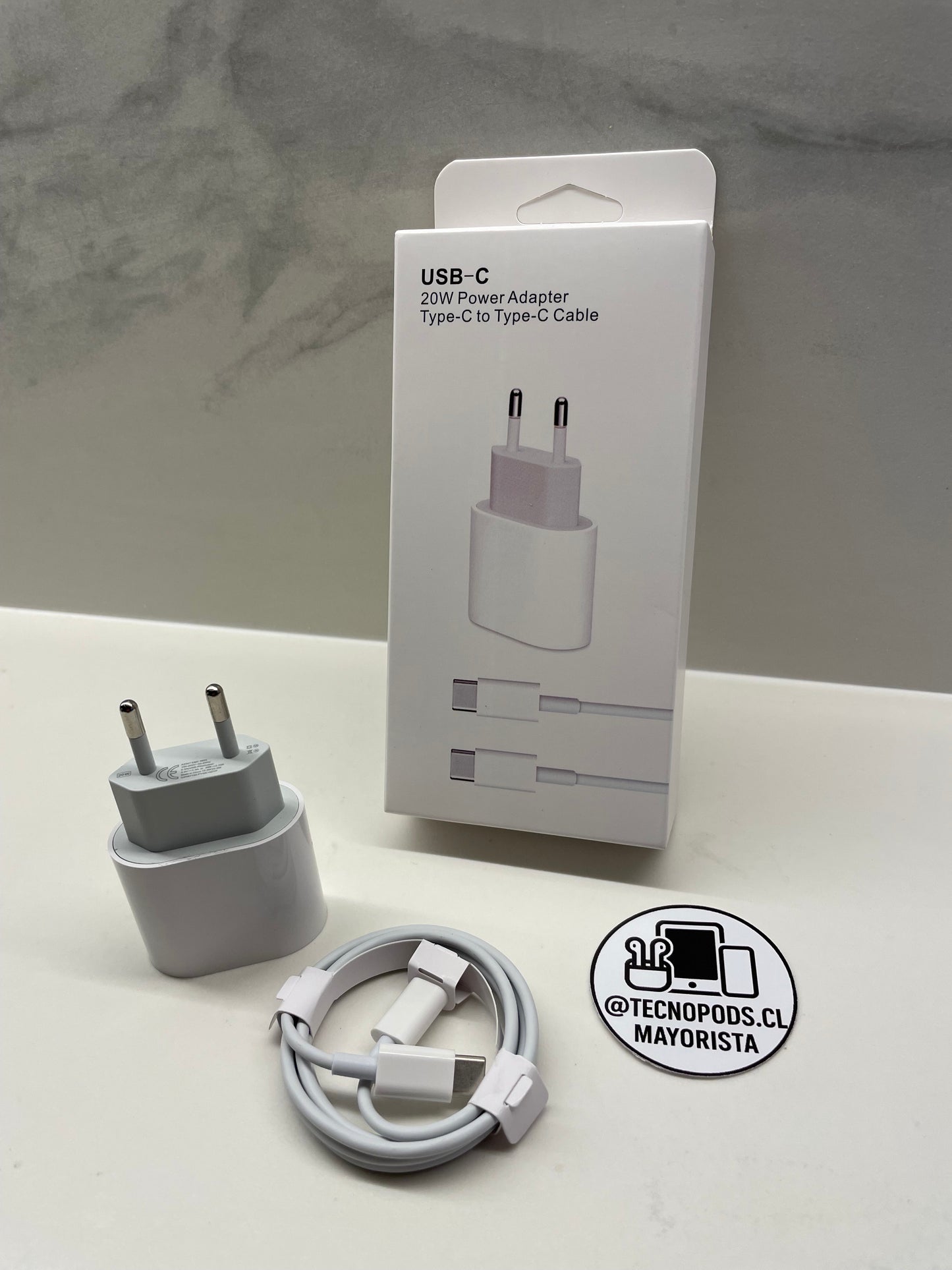 Cargador Rápido Tipo C 20W