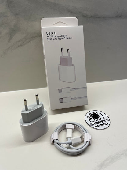 Cargador Rápido Tipo C 20W