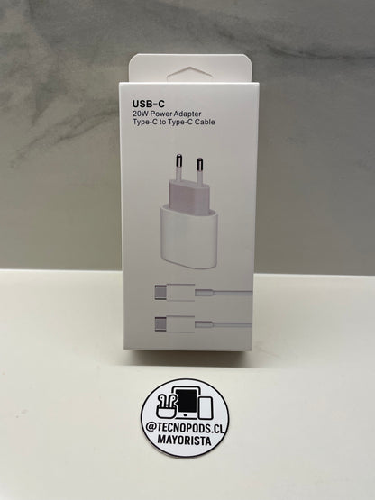 Cargador Rápido Tipo C 20W